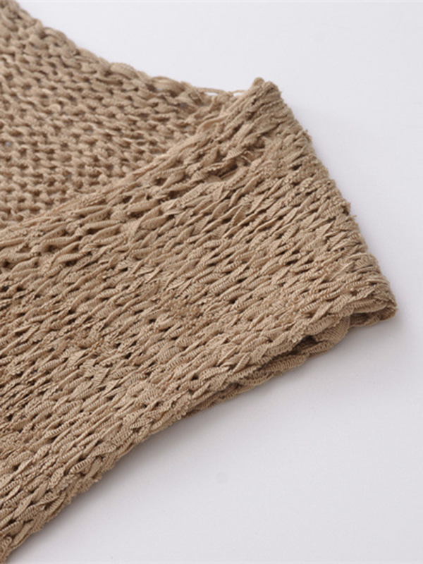 Sleeveless Top- Earthy Knit Top- - IndioGear.com