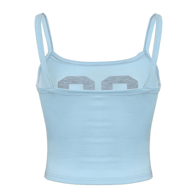 Sleeveless Tops- Sporty Number 80 Crop Top for Women- - IndioGear.com