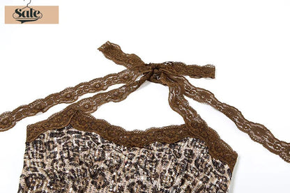 Strapless Tops- Sparkle Strapless Top for Evening Elegance in Animal Print- - IndioGear