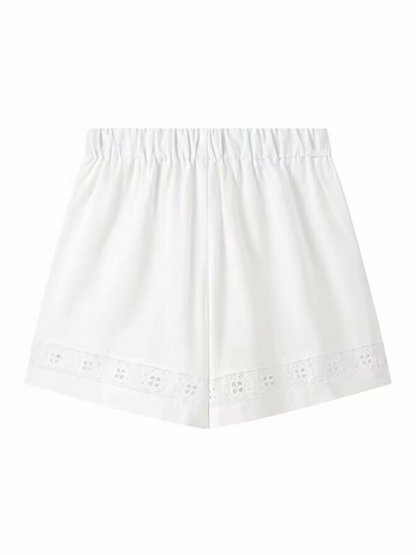 Summer Outfits- Women's Lace-Up Blouse Shirt and Shorts for Summer- - IndioGear.com