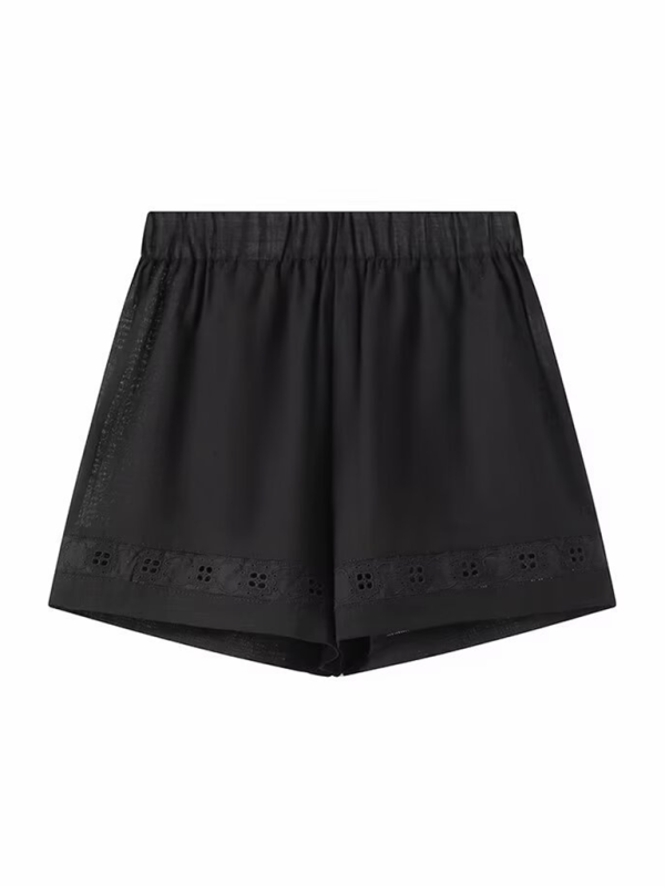 Summer Outfits- Women's Lace-Up Blouse Shirt and Shorts for Summer- - IndioGear.com