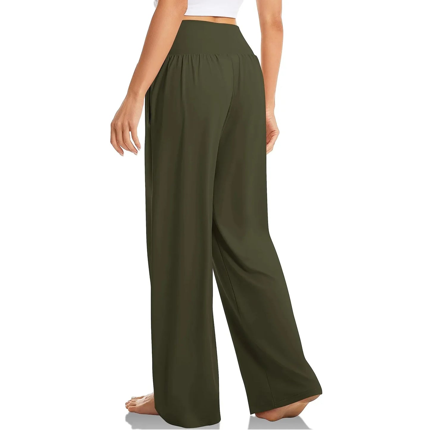 Summer Pants- Essential Casual Wide-Leg Pants for Everyday Comfy- - Chuzko Women Clothing