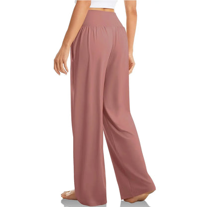 Summer Pants- Essential Casual Wide-Leg Pants for Everyday Comfy- - Chuzko Women Clothing