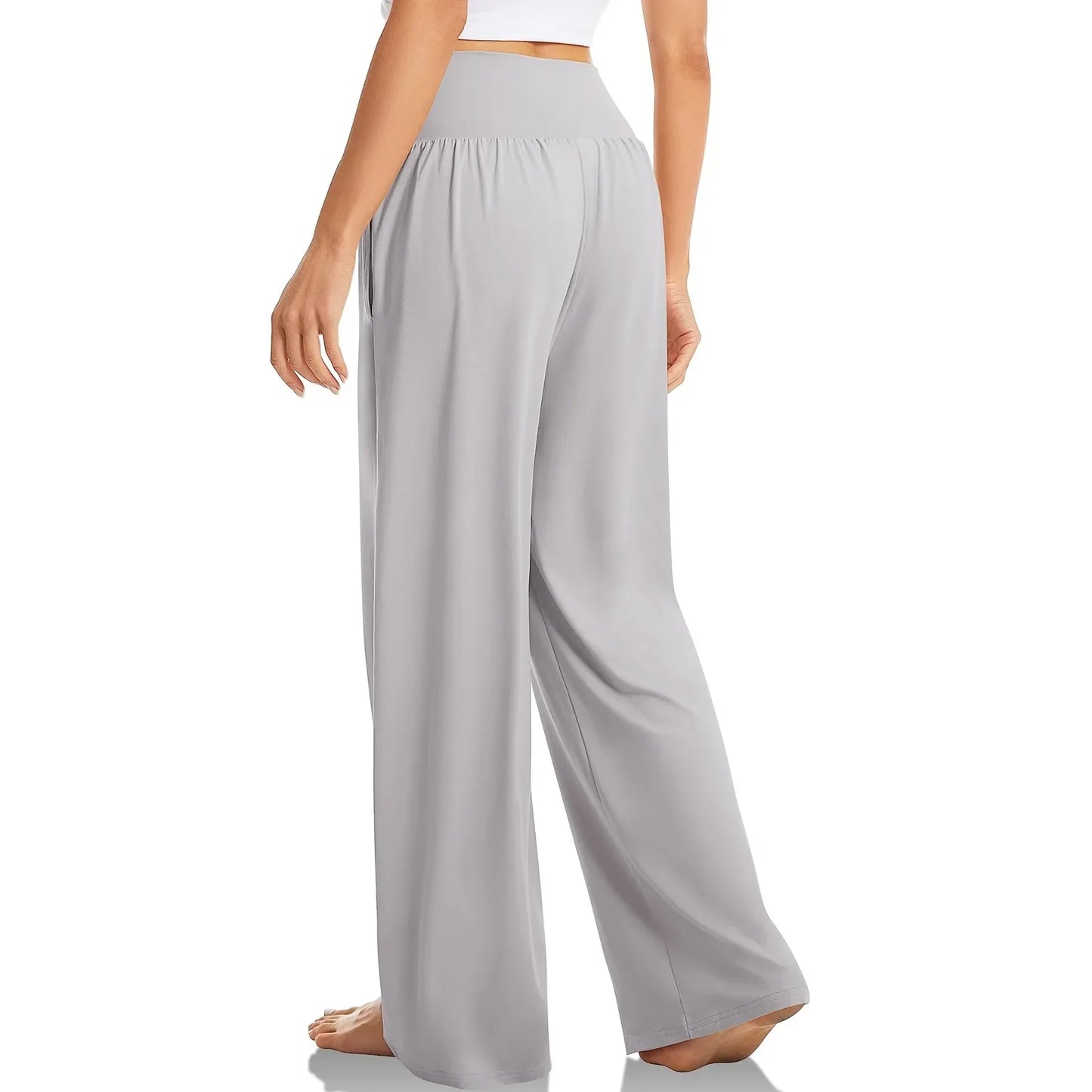 Summer Pants- Essential Casual Wide-Leg Pants for Everyday Comfy- - Chuzko Women Clothing