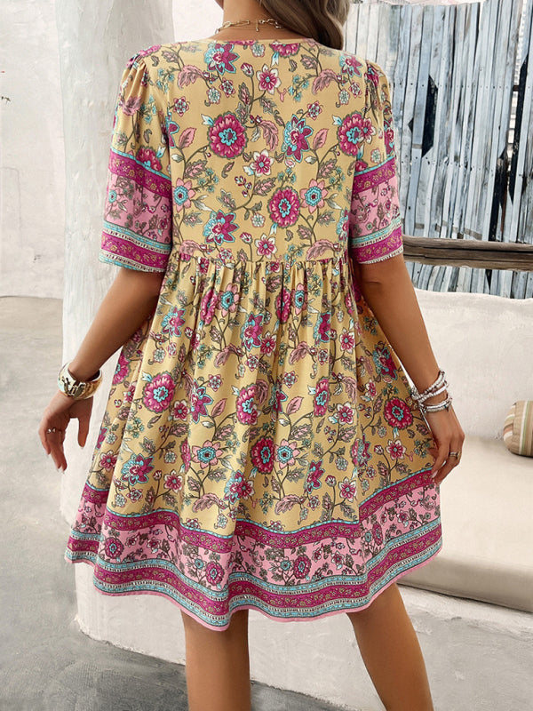 Boho Sundress for Women with Empire Waist