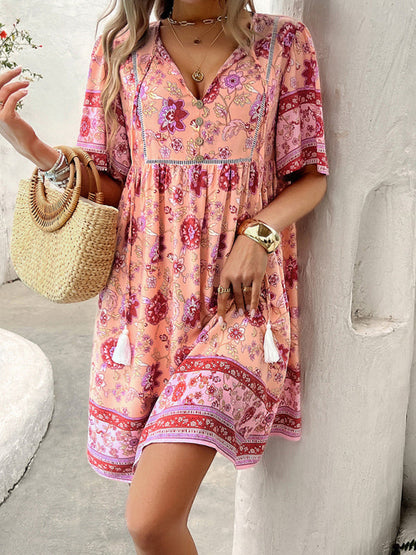 Boho Sundress for Women with Empire Waist