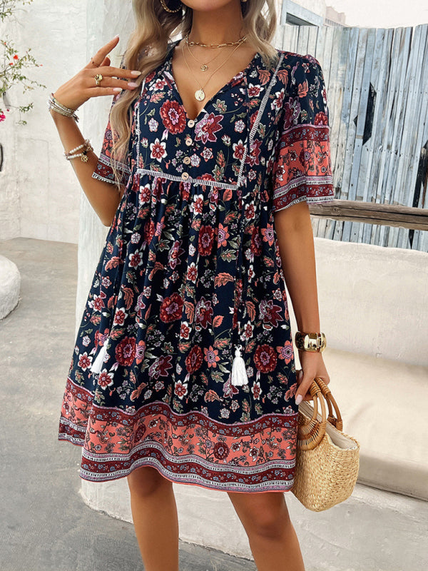 Boho Sundress for Women with Empire Waist