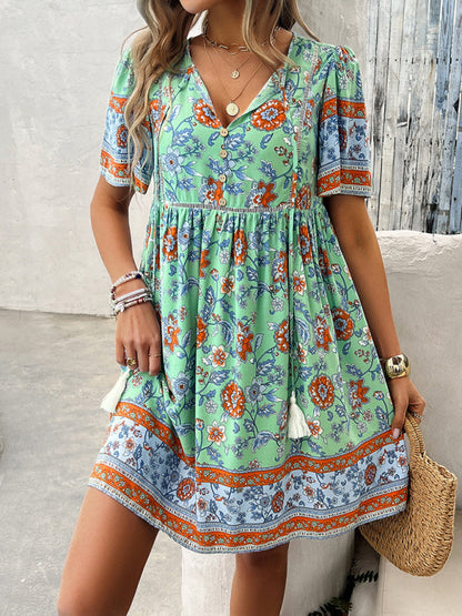 Boho Sundress for Women with Empire Waist