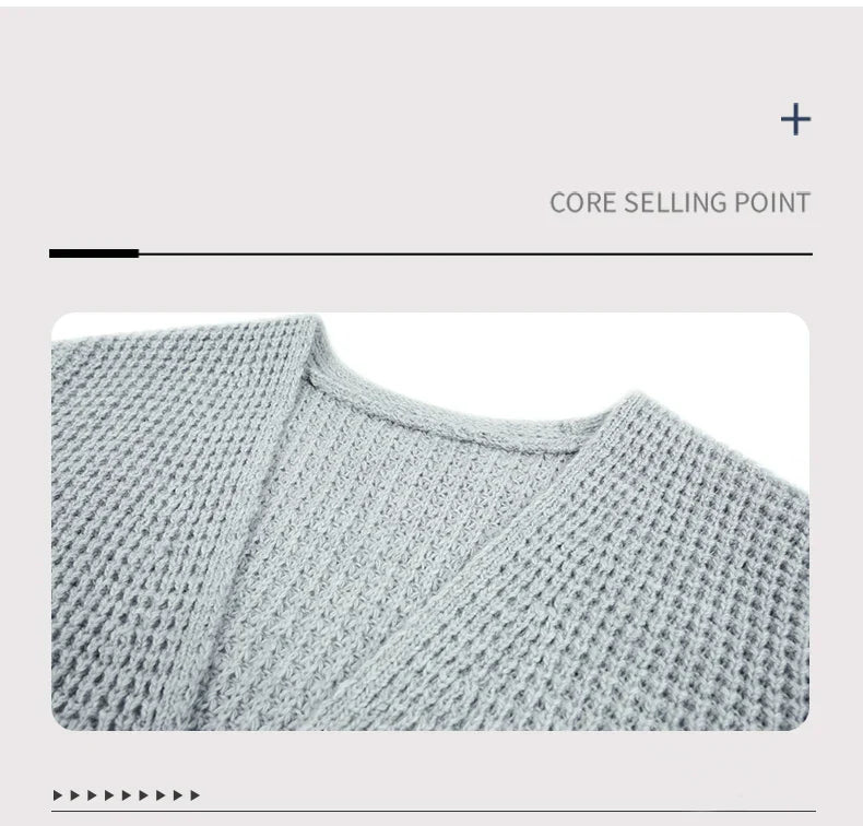 Sweater Cardigans- Layer Up Luxe Knit Cardigan for Casual and Office Wear- - IndioGear.com