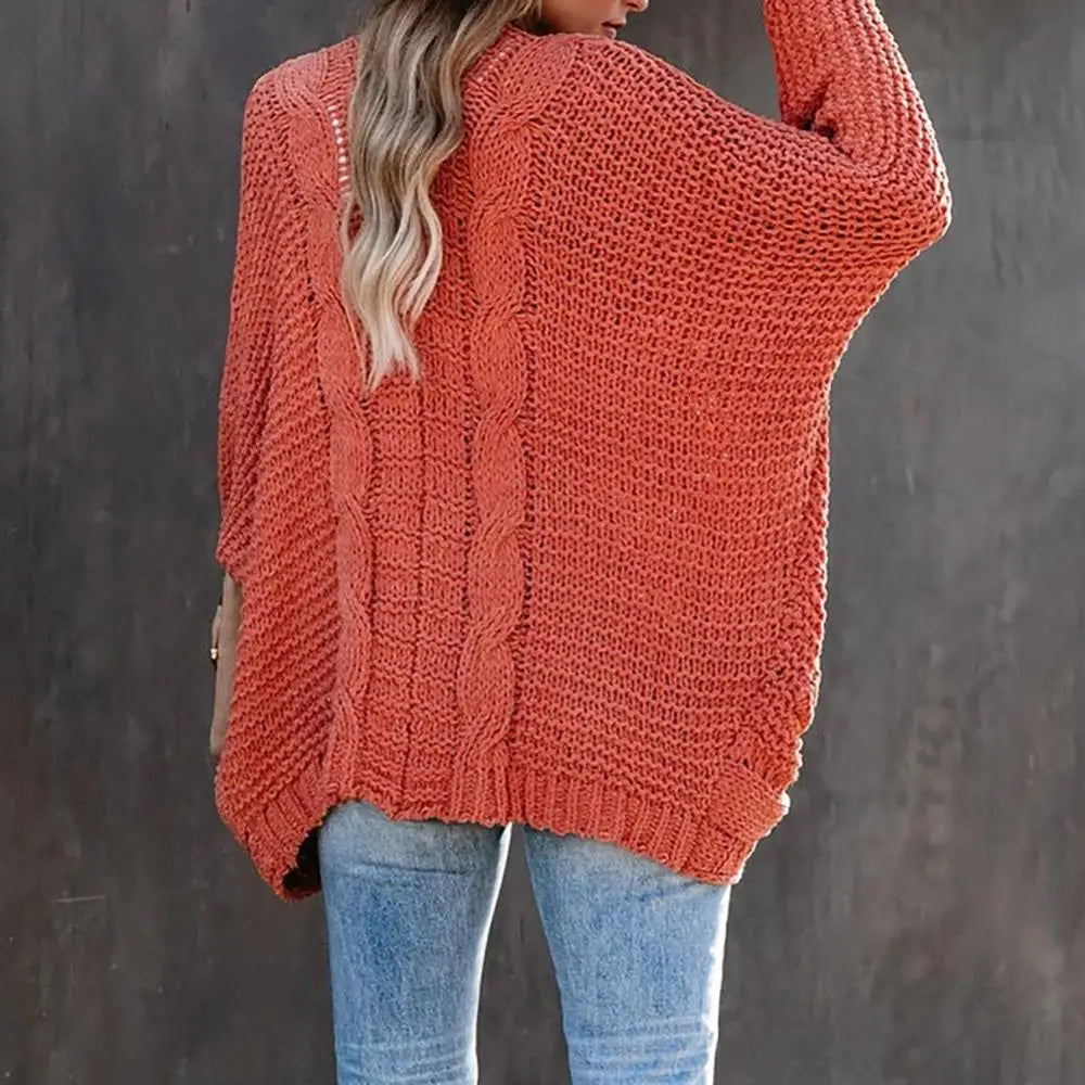 Sweater Cardigans- Slouchy Knit Open Front Cardigan for Women- - IndioGear.com