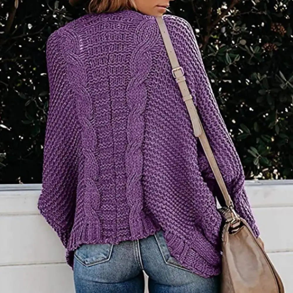 Sweater Cardigans- Slouchy Knit Open Front Cardigan for Women- - IndioGear.com