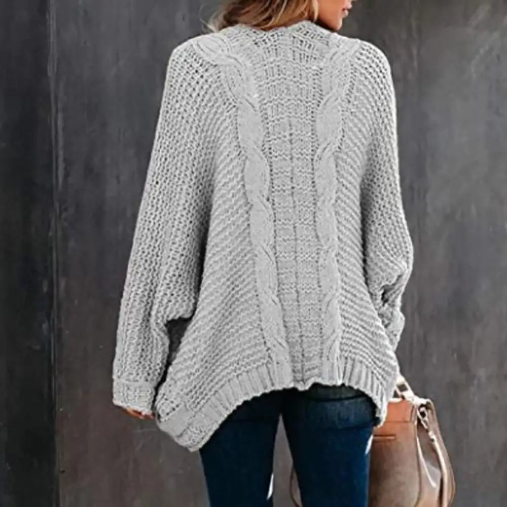 Sweater Cardigans- Slouchy Knit Open Front Cardigan for Women- - IndioGear.com