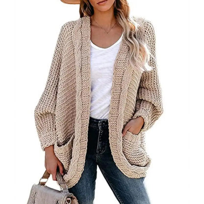 Sweater Cardigans- Slouchy Knit Open Front Cardigan for Women- - IndioGear.com