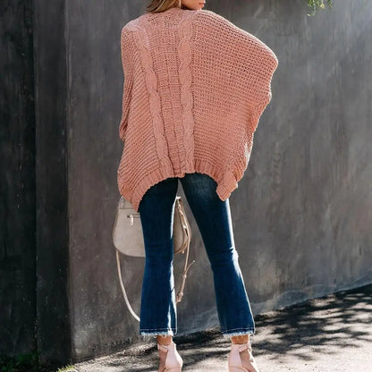 Sweater Cardigans- Slouchy Knit Open Front Cardigan for Women- - IndioGear.com