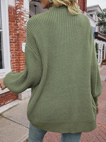 Sweater Cardigans- Wrap Up Oversized Knit Cardigan- - IndioGear.com