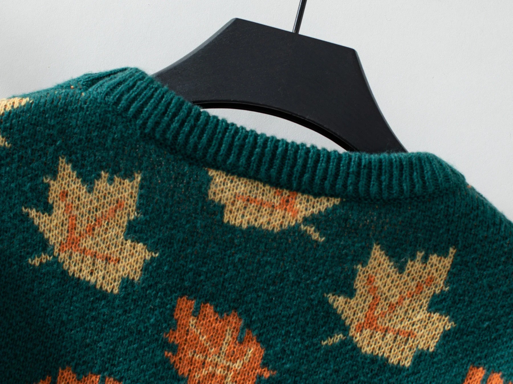 Sweaters- Autumn Maple Leaf Sweater Jumper- - IndioGear.com