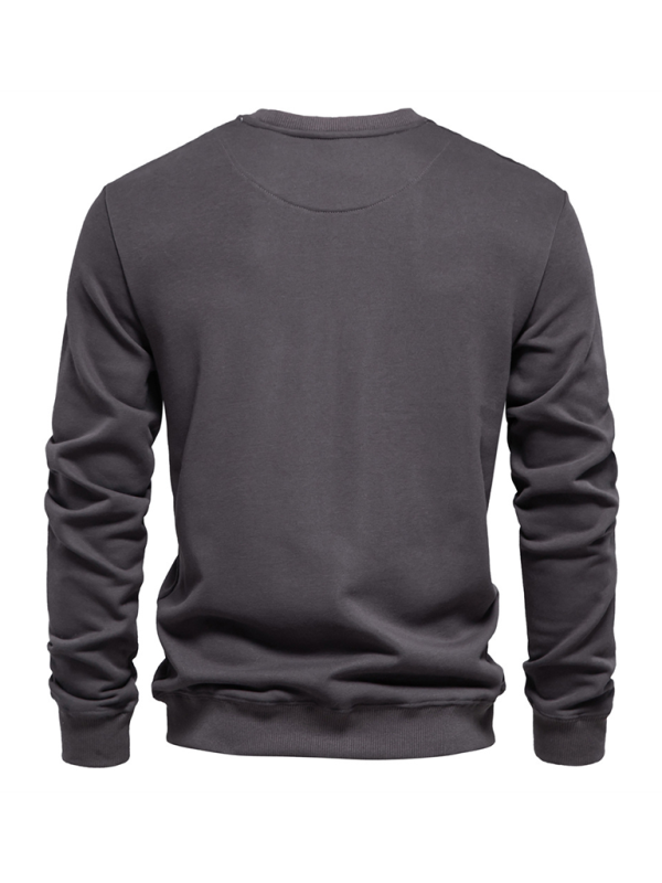 Sweatshirts- Essential Men's Crew Neck Sweatshirt Spring & Fall