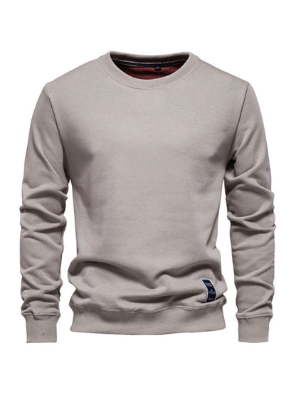 Sweatshirts- Essential Men's Crew Neck Sweatshirt Spring & Fall