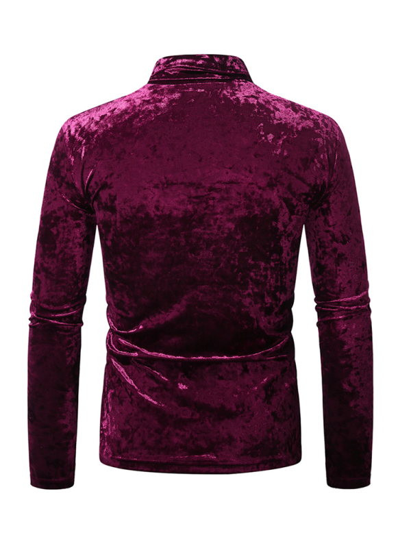 T-Shirts- Lux Velour Top for Men