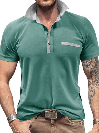 T-Shirts- Men's Polo Shirt for Brunch & BBQs- Green- IndioGear.com