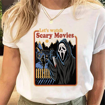 T-Shirts- Women's Halloween Graphic Tee Collection- Pattern15- IndioGear.com