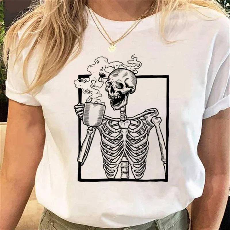 T-Shirts- Women's Halloween Graphic Tee Collection- - IndioGear.com