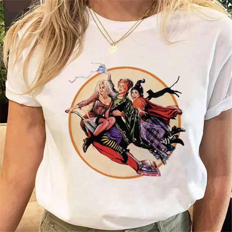 T-Shirts- Women's Halloween Graphic Tee Collection- - IndioGear.com