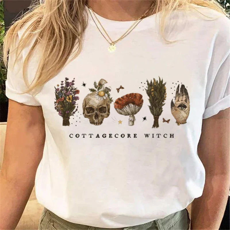 T-Shirts- Women's Halloween Graphic Tee Collection- - IndioGear.com