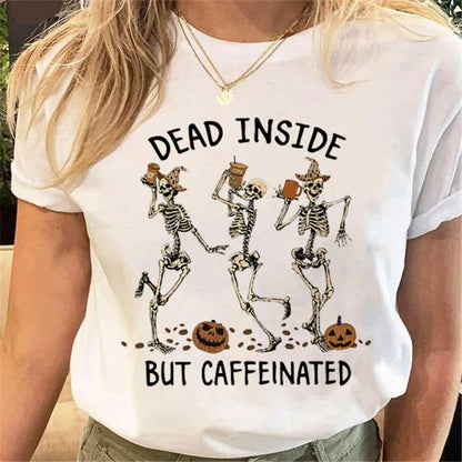 T-Shirts- Women's Halloween Graphic Tee Collection- - IndioGear.com