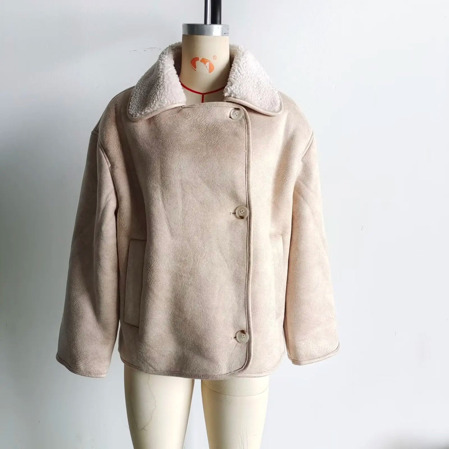 Teddy Jackets- Fall Essential Plush-Collared Winter Jacket- - IndioGear.com