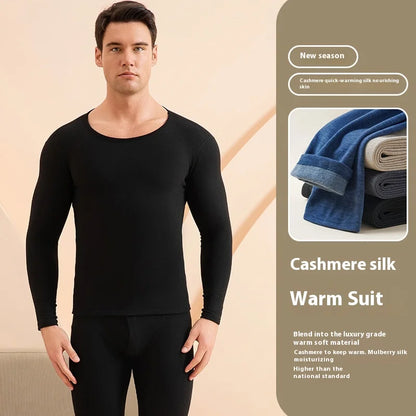 Thermal Outfits - Cashmere Blend Men’s Thermals Winter Pajamas