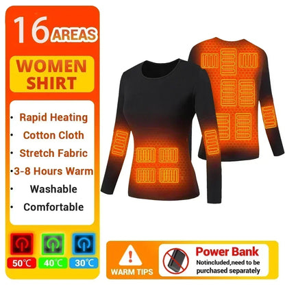 Thermal Outfits - Winter Warmth Heated Suit USB 28 Areas Electric Thermal Apparel