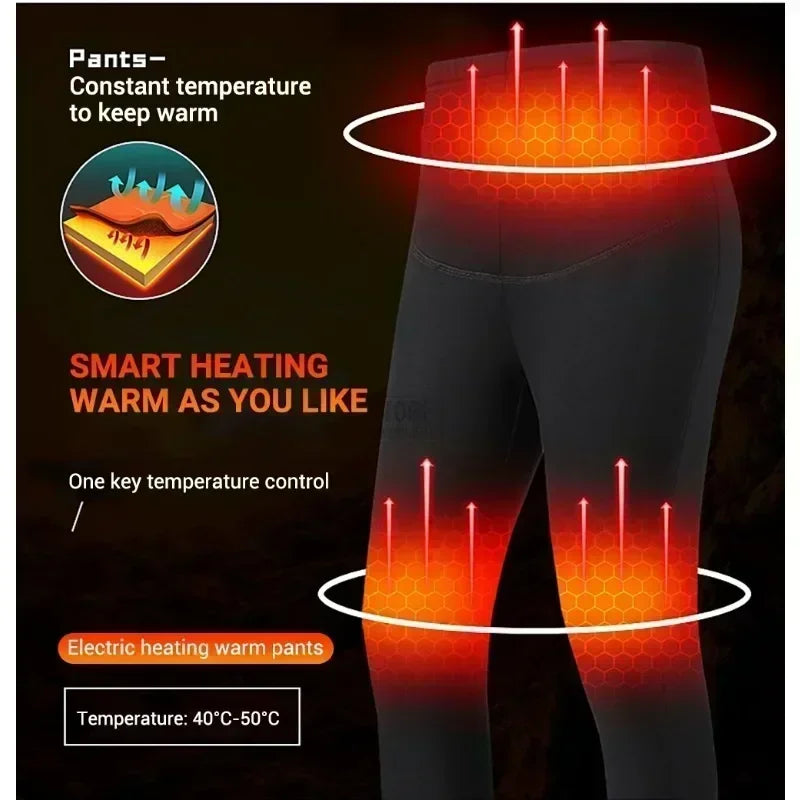 Thermal Outfits - Winter Warmth Heated Suit USB 28 Areas Electric Thermal Apparel