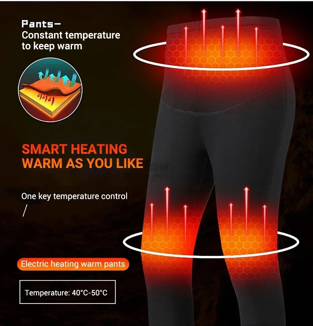 Thermal Outfits - Winter Warmth Heated Suit USB 28 Areas Electric Thermal Apparel