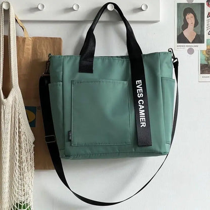 Tote Bags- Compact Water-Resistant Travel-Friendly Tote Bag- Green- IndioGear Fashion and Gear