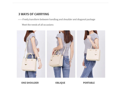 Tote Bags- Leather Tote Bags Luxury Multifunctional - Shoulder Crossbody- - IndioGear.com