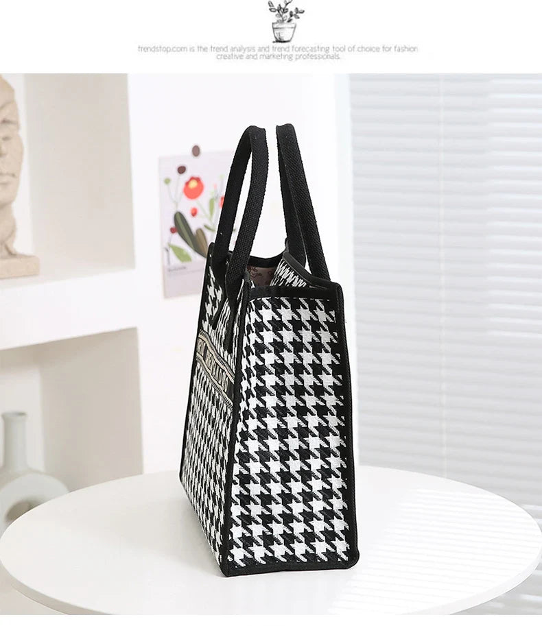 Tote Bags- Metro Cat Carryall – A Must-Have for Modern Women- - IndioGear Women Clothing