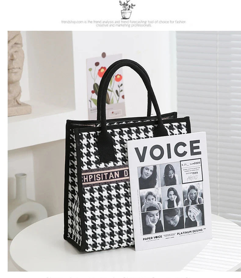 Tote Bags- Metro Cat Carryall – A Must-Have for Modern Women- - IndioGear Women Clothing