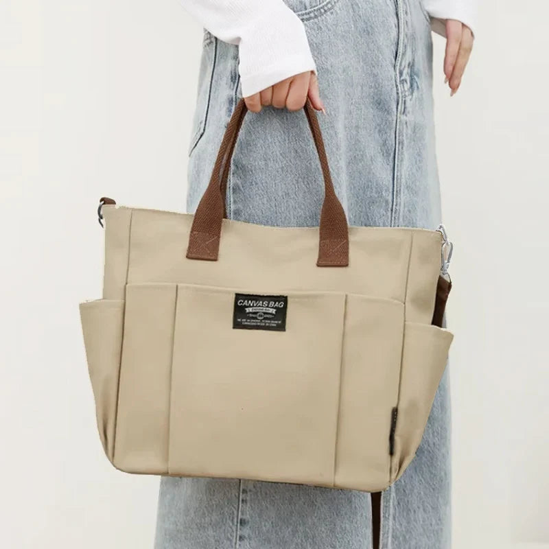 Tote Bags- Metropolitan Canvas Messenger Tote Bags – Built for the Urban Jungle- - IndioGear Women Clothing