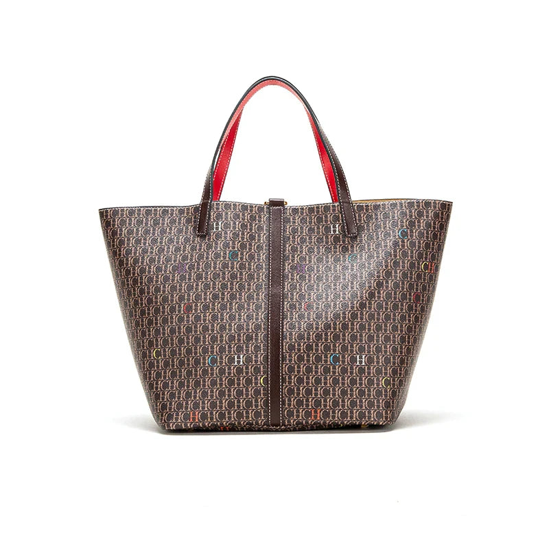 Tote Bags- Monogrammed Elegance Tote: Artisanal Charm Meets Modern Utility- - IndioGear Women Clothing