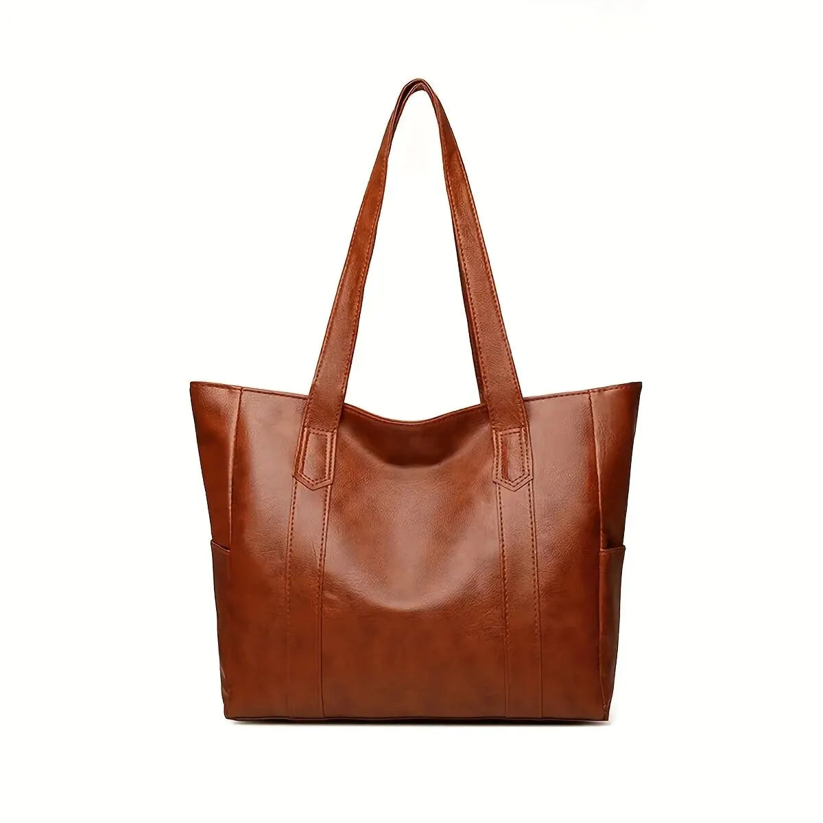 Tote Bags- Timeless City Tote- Coffee- IndioGear Women Clothing