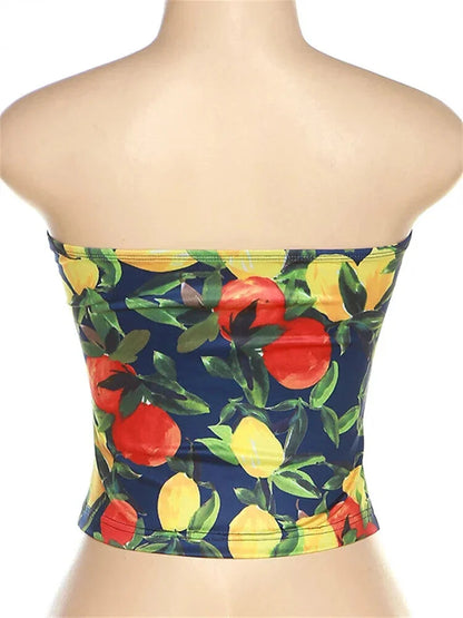 Women's Strapless Top Perfect for Summer Gatherings