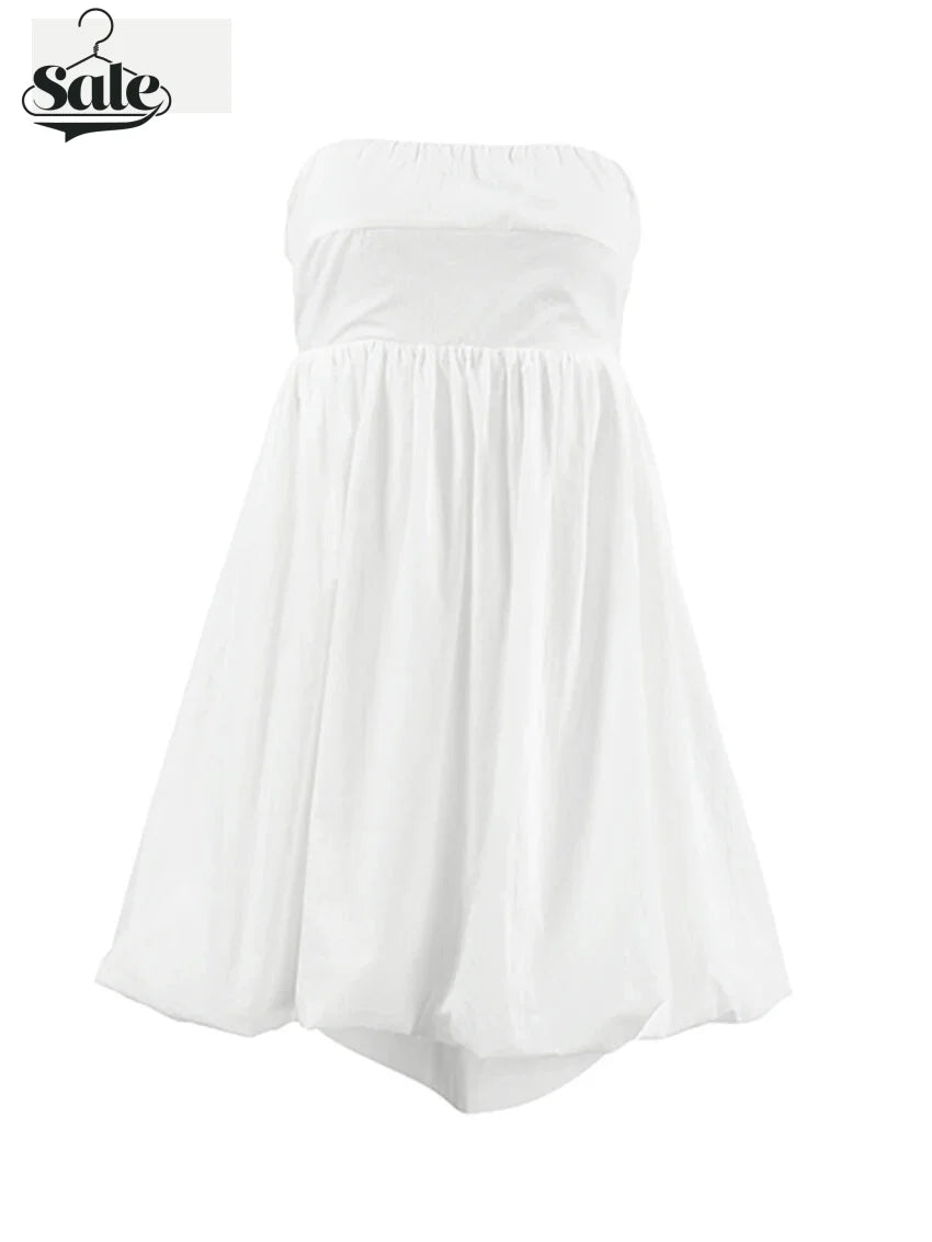 Vacation Dresses- Empire Waist Cotton Dress for Outdoor Events- - IndioGear.com