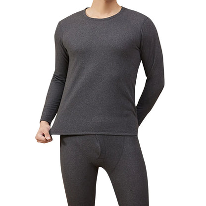 Winter pajamas - Unisex Fleece Winter Sleepwear Set Thermal Pajamas