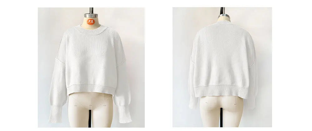 Women Sweaters- Oversized Trendy Women's Knit Top Sweater- - IndioGear.com