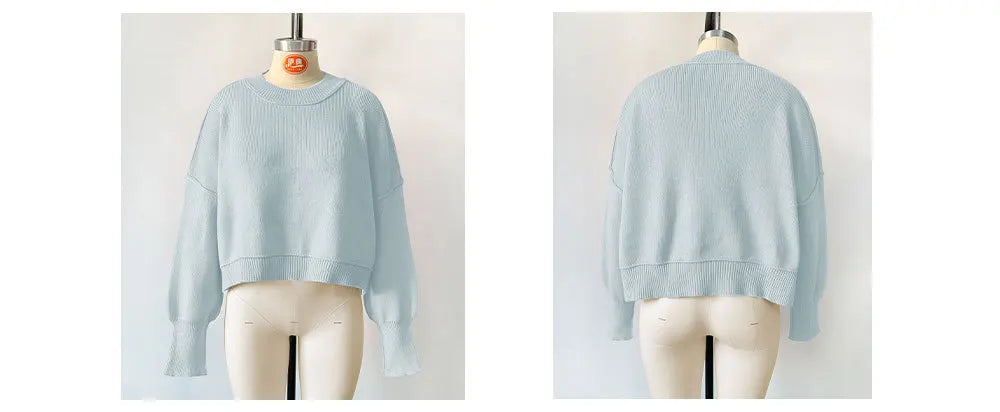 Women Sweaters- Oversized Trendy Women's Knit Top Sweater- - IndioGear.com