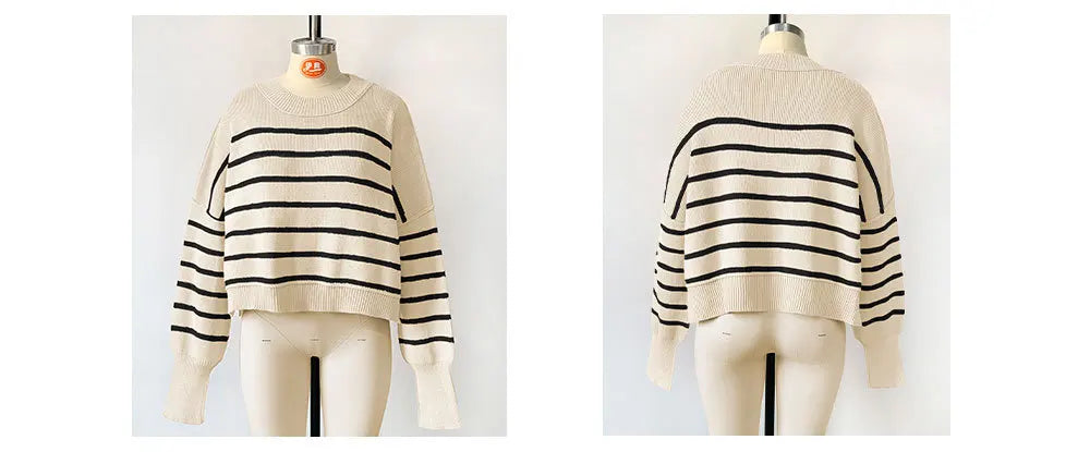 Women Sweaters- Oversized Trendy Women's Knit Top Sweater- - IndioGear.com