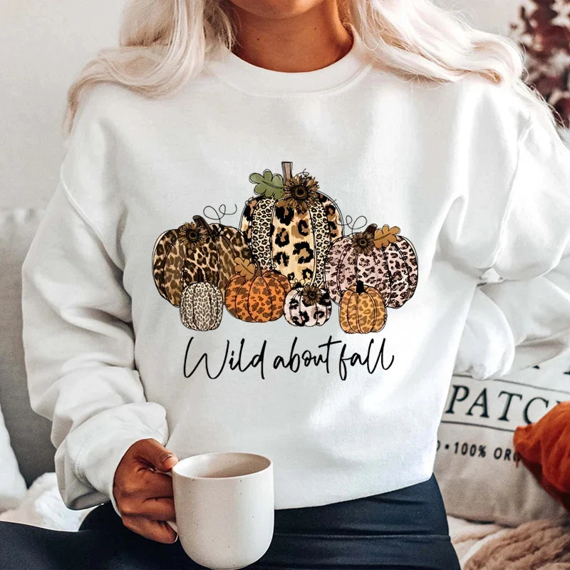 Women Sweatshirts- Halloween Theme Pullovers – Gift Idea- White- IndioGear.com