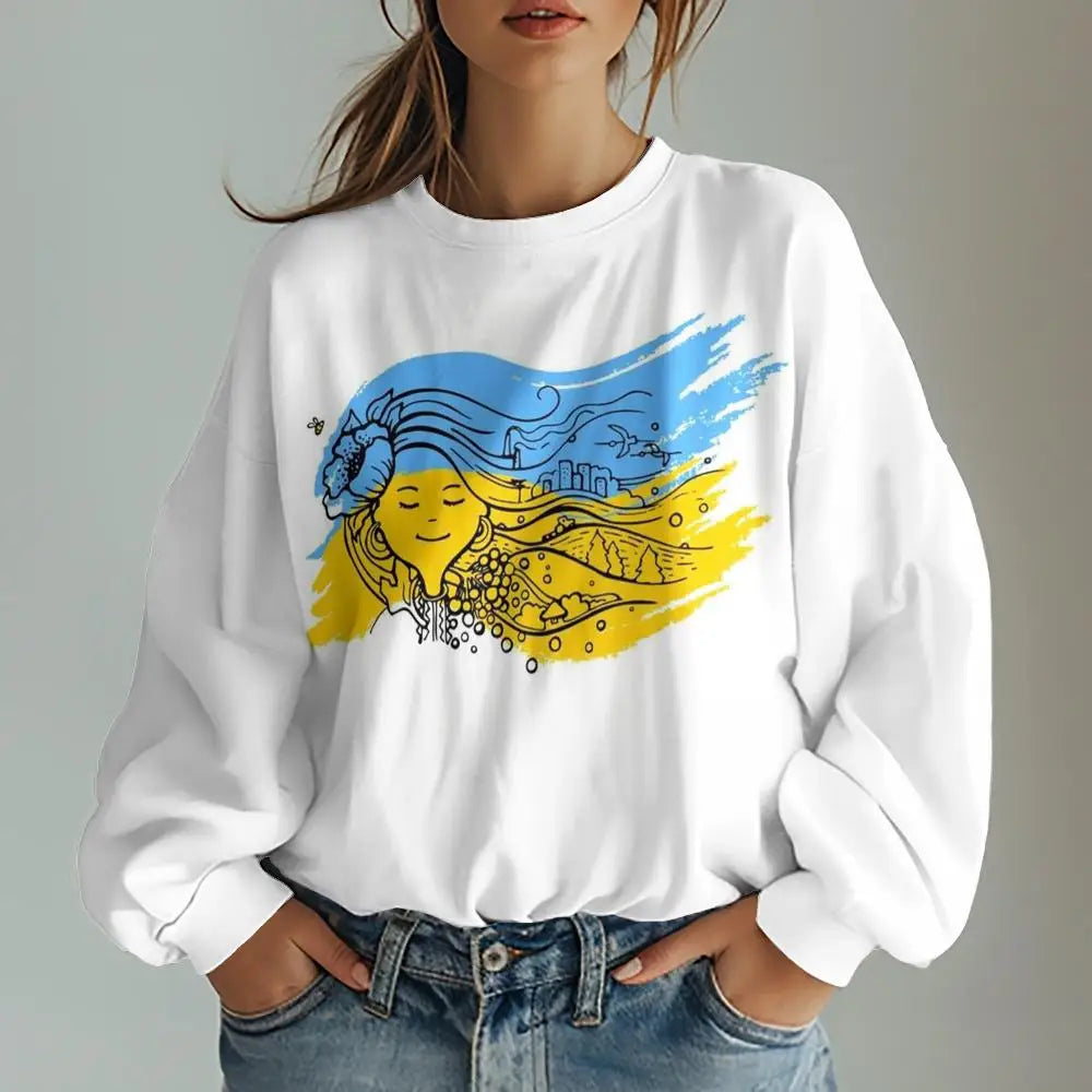 Women Tees- Ukranian & Slavic Traditional Embroidery Inspired Prints Tees- Pattern7- IndioGear.com