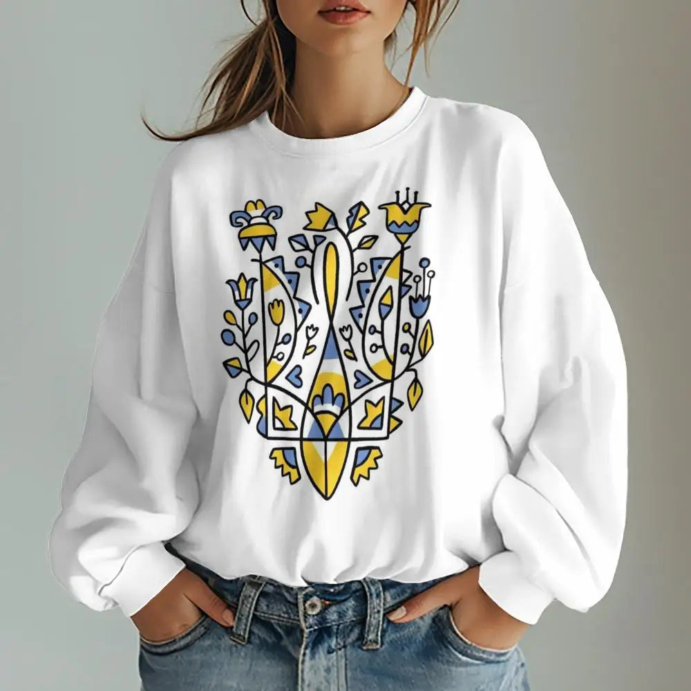 Women Tees- Ukranian & Slavic Traditional Embroidery Inspired Prints Tees- Pattern8- IndioGear.com